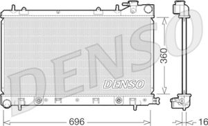 Chłodnica silnika DENSO DRM36002 Chłodnica silnika DENSO DRM36002