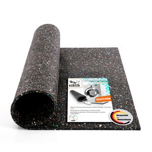BigDean Antivibrationsmatte 60x60 cm – zuschneidbare Gummimatte  Germany – Dämmmatte 0,6cm Höhe für unterschiedliche Geräte & Räume geeignet