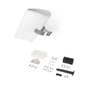 Emuca Aries LED-Spiegelstrahler für das Badezimmer (AC 230V 50Hz), 7 W, Verchromt, Kunststoff und Aluminium, 5150211