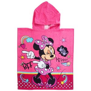 Disney Minnie Mouse Bade-Poncho Kapuzenhandtuch Handtuch 55 x 110 cm