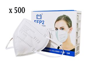 500 Stück FFP2 NR ANTIVIRON Atemschutzmaske Masken 5-lagig