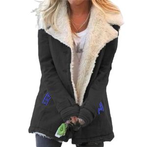 Damen Einfarbig Mantel Front Cardigan Langarm Revers Tasche Jacke,Farbe:Schwarz,Größe:Xl