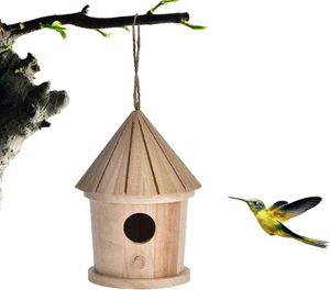Vogelhäuschen Zum Bemalen, Vogelhaus Bausatz, Holz Vogelhaus Box Nistkästen Für Vögel Vogelhaus zum Aufhängen Vogelhäuschen zum Aufhängen Für Garten Und Balkon