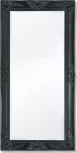 Prolenta Premium  Wandspiegel im Barock-Stil 100x50 cm Schwarz