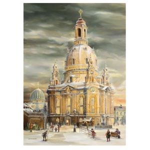 2913 - Weihnachtspostkarte "Dresden Frauenkirche" neu