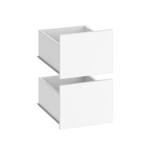 Livinity® Schubladenset Visit, 34.7 x 26.4 cm 2er Set, Weiß