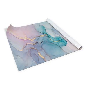 Klebefolie – Möbelfolie – Selbstklebende – Küchendekor - Buntes Marmor - 100 cm x 50 cm