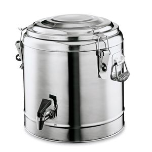 Termo nádoba,termonádoba na nápoje,nádoba na nápoje s kohoutkem - chromniklová ocel,8L,