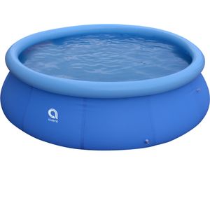 Avenli Prompt Set Ø 240x63cm Quick Up Pool, mit aufblasbarem Ring ohne Zubehör, blau