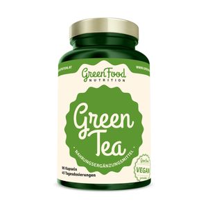 GreenFood Nutrition Grüner Tee 90 Kapseln