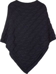 styleBREAKER Strick Poncho mit Zopfmuster, Rundhals Strickponcho, Grobstrick, Damen 08010040 styleBREAKER Strick Poncho mit Zopfmuster, Rundhals Strickponcho, Grobstrick, Damen 08010040