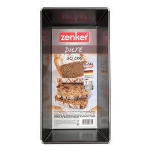 Zenker Pure forma na pečenie chleba, forma na chlieb, forma na pečenie, forma na tortu, Ilag Special, čierna, D 30 cm, 3975