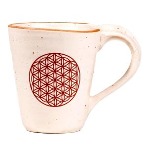 Tee- bzw. Kaffeebecher Blume des Lebens -- 350 ml
