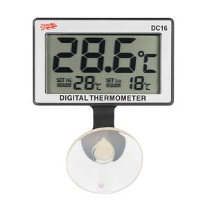 LCD-Digital-Fisch-Behälter-Aquarium-Thermometer Tauchwassertemperaturmessgerät 0 ° C  50 ° C Hoch / Niedrig-Temperatur-Alarm