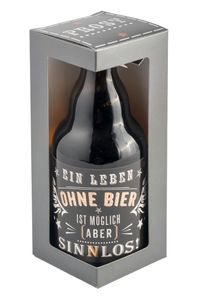 Jack`s Bierflasche "Ein Leben ohne Bier" Geschenkverpackung 0,33 l