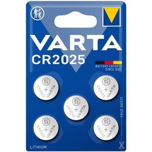 VARTA Lithium Knopfzelle "Electronics" CR2025 5er Pack