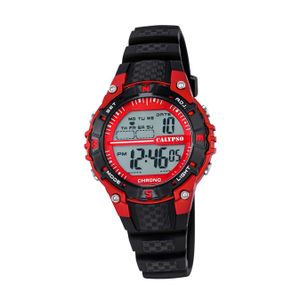 Calypso Kunststoff PUR Uni Uhr K5684/6 Armbanduhr schwarz Digital D2UK5684/6