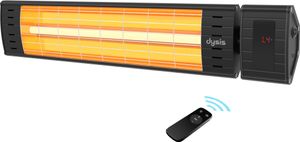 Dysis Terrasse Infrarot Heizstrahler Mit Fernbedienung, 2300 W, 4 Heizstufen, IP 65 Staub- Und Regenfest Für Innen- & Außenbereich, Deckenheizstrahler