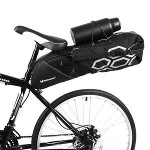WOZINSKY Fahrradtasche Fahrrad Sattel Tasche Reisetasche Wasserdicht Satteltasche 12 L