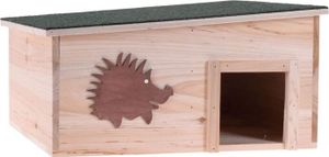 domček pre ježka 37,5 x 37,5 cm drevo príroda