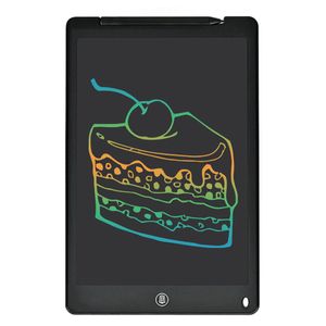 LCD Schreibtafel Tablet 12-Zoll-Farbbildschirm mit Stift Zeichnen Schreiben Notizen hinterlassen Nachrichten für Kinder Jungen Mädchen & Erwachsene Schwarz