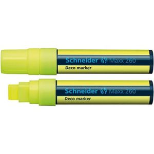 Schneider Maxx 260 kriedový popisovač žltý 5,0 - 15,0 mm