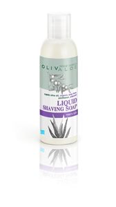 OLIVALOE 00112 - Liquid Shaving Soap - Flüssige Rasierseife 150ml, Naturkosmetik