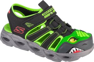 Skechers Thermo-Splash - Hydro-Flare 400613L-BKLM, sandále, pre chlapcov, čierne, veľkosť: 30