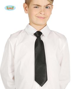 schwarze Krawatte für Kinder ca. 29 cm
