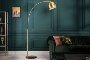 Elegante Bogenlampe LOUNGE DEAL 205cm gold Stehlampe