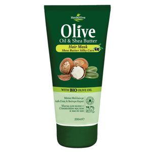 Herbolive Haarmaske Olivenöl & Shea Butter für seidige Pflege 200ml
