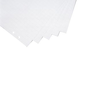 Magnetoplan Flipchartpapier Bogen gerollt - 20 Blatt 70g/m² - 5 Bogen - Weiß