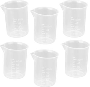 Zestaw 30 miniarek (50 ml, przezroczysty, PP, do częstego użytku)