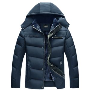 Herren-Seitentaschen Leichte Plus Samt Klassische Jacke Reißverschluss Knöpfe Mantel,Farbe: Marineblau (Plus Samt),Größe:XXL