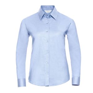 Russell Collection - Dámská košile s dlouhým rukávem PC6006 (5XL) (tmavě modrá)