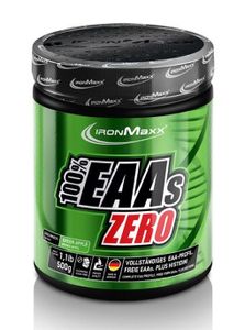 Ironmaxx 100% EAAs Zero (500g Dose Apfel