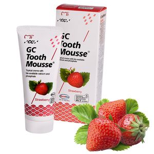 GC Tooth Mousse Zahnpasta für empfindliche Zähne für Kinder Erdbeergeschmack