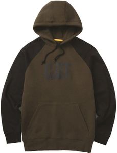 CAT Lifestyle - Sweatshirt mit Kapuze für Herren Raglanärmel FS11161 (4XL) (Moosgrün/Schwarz) CAT Lifestyle - Sweatshirt mit Kapuze für Herren Raglanärmel FS11161 (4XL) (Moosgrün/Schwarz)