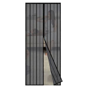 Sekey 110 x 210cm Magnet Fliegengitter Tür Vorhang für Holz, Eisen, Aluminium Türen und Balkon. Einfache Installation Schwarz Sekey 110 x 210cm Magnet Fliegengitter Tür Vorhang für Holz, Eisen, Aluminium Türen und Balkon. Einfache Installation Schwarz