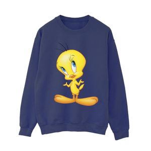 Looney Tunes - "Tweety Standing" Sweatshirt für Damen BI24473 (XL) (Marineblau)