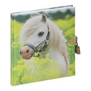 PAGNA Tagebuch "Kleines Pony" 128 Blatt mit Schloss