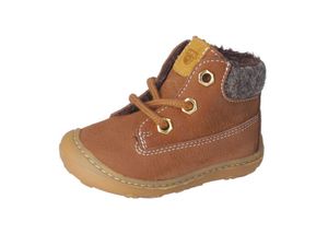RICOSTA Boots TARY von PEPINO für warme Füße Winterschuhe Glattleder Schnürer Jungen Mädchen uni curry Braun/Grau Größe 25 RICOSTA Boots TARY von PEPINO für warme Füße Winterschuhe Glattleder Schnürer Jungen Mädchen uni curry Braun/Grau Größe 25