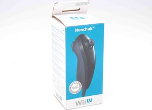 Nintendo Nunchuk, Nintendo Wii U, Wii, Nástavec na herní ovladač, Černá, Kabel