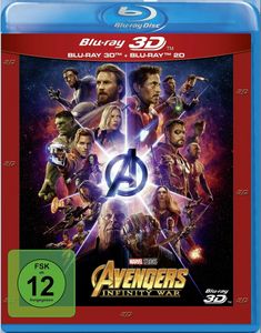 Avengers: Infinity War (BR) 3D2D  2Disc Min: 149DD5.1WS *Nachfolgeprodukt