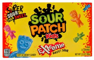 Sour Patch Kids | Extreme Box 99g, amerikanische Süßigkeiten, USA