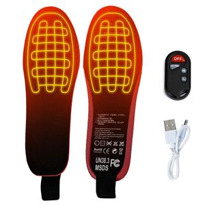 Beheizte Einlegesohlen mit USB Elektrische Heizsohlen  Wärmesohle Schuhheizung Winterfußwärmer 41-46