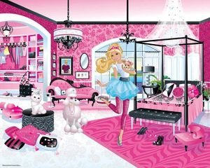 Fototapete Barbie Mädchenzimmer