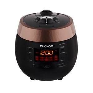 CUCKOO CRP-R0607F Premium Dampfdruck Reiskocher Schnellkochtopf & Schongarer mit programmierbaren Kochfunktionen