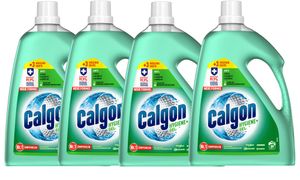 Calgon Hygiene+ Gel - Antibakterieller Wasserenthärter für die Waschmaschine - 4 x 1800 ml Hygiene Plus