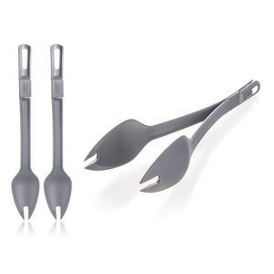 Szczypce / zestaw do sałatek CULINARIA Grey 32 cm, zestaw 6 sztuk